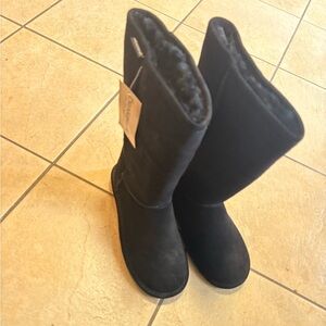 BearPaw Black Winter Boots